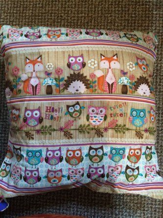 Woodland Animal Cushion