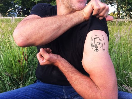 Temporary tattoo - “Face”