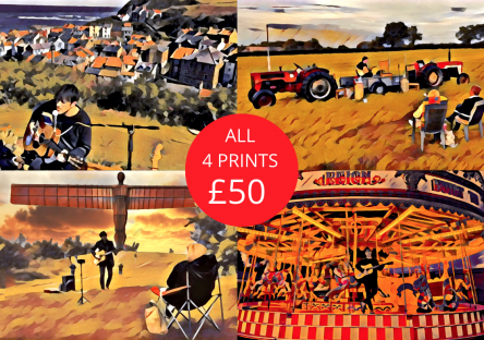 All 4 Tour of Social Distance Prints