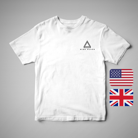 [PRE-ORDER] - UK/EU/USA - The High Place T-Shirt - White (incl. International Postage)