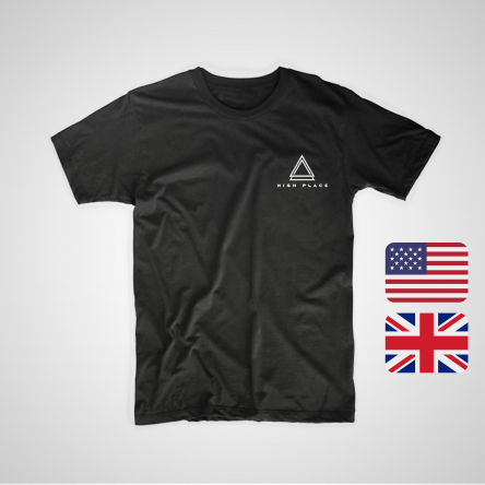 [PRE-ORDER] - UK/EU/USA - The High Place T-Shirt - Black (incl. International Postage)