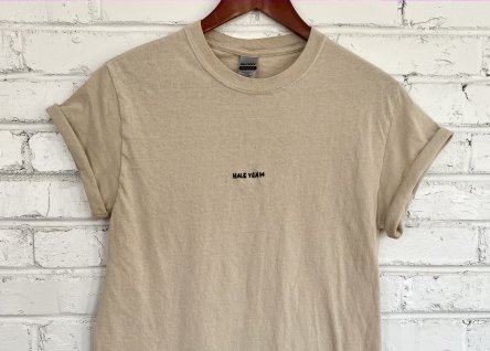 Embroidered 'Hale Yeah' T-Shirt