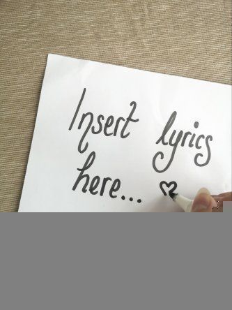 Handwritten Lyrics