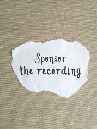 Sponsor The Recording