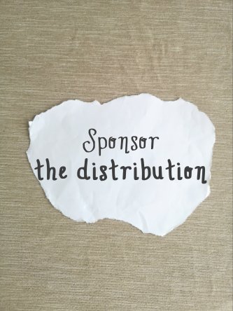 Sponsor The Distribution
