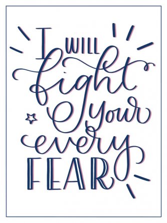 'Child' lyric art - 'I will fight your every fear'