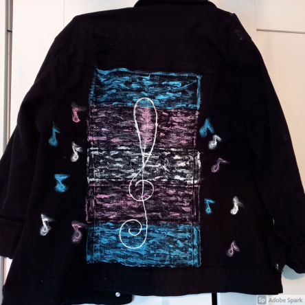 Custom hand painted jackets