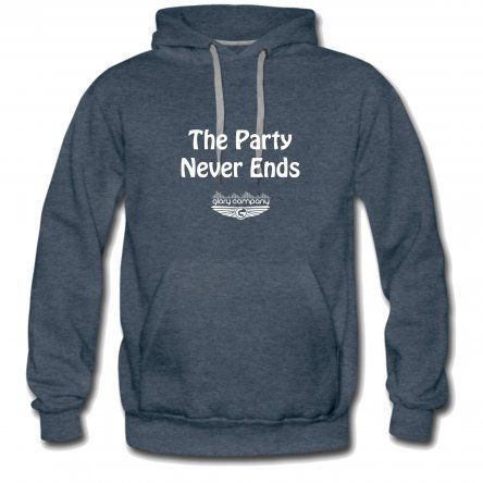 The Party Never Ends Men's Hoodie