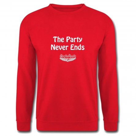 The Party Never Ends Men's Sweatshirt