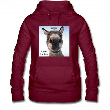 Dinky Donkey Cover Women's Hoodie