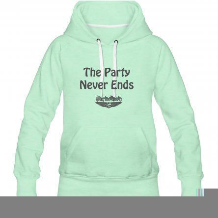The Party Never Ends Women's Hoodie