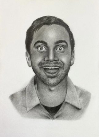 Hand-drawn pencil sketch of a picture you choose