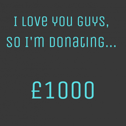 £1000 donation