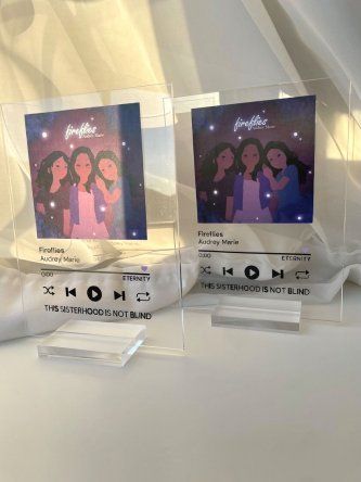 Fireflies Spotify Plaque