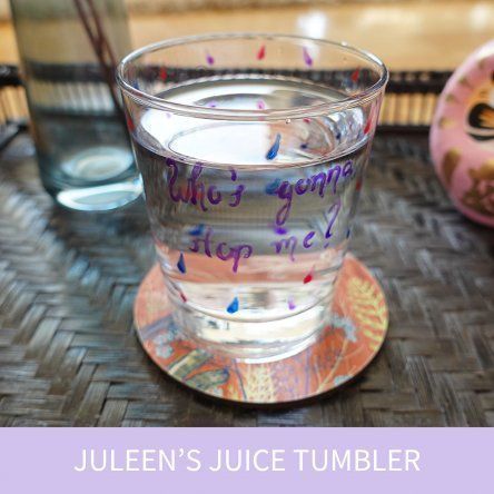 Juleen's Juice Painted Tumbler