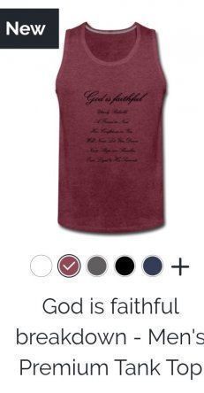 GOD IS FAITHFUL MEN'S VEST