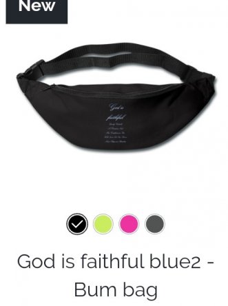 BUILT FOR AWESOME BUM BAG