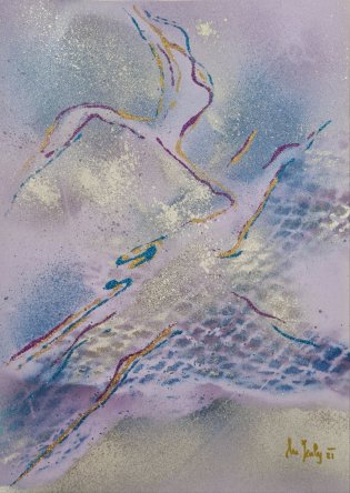 Energetic Painting by Kaly Kolonic