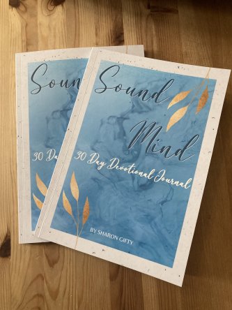 SALE Sound Mind Devotional Journal X2