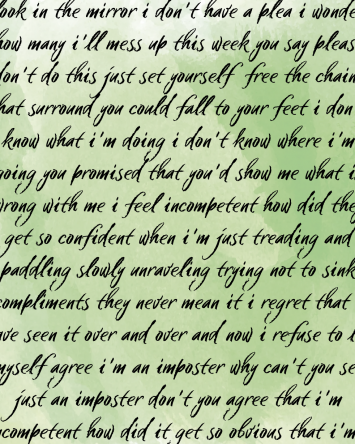 Handwritten Lyric Art (8x10 Canvas)