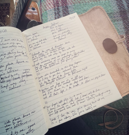 Handwritten Lyrics