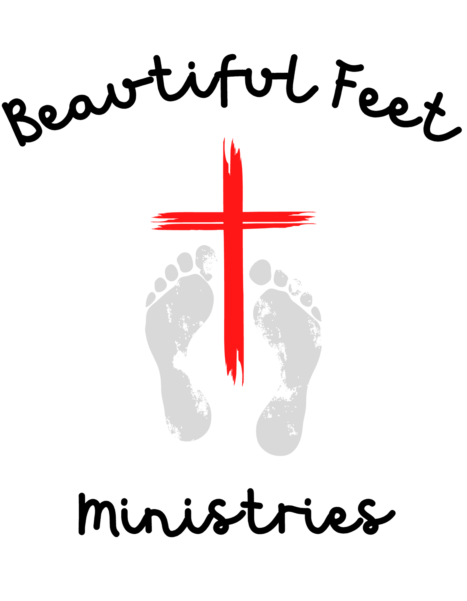 Beautiful Feet Tee: White