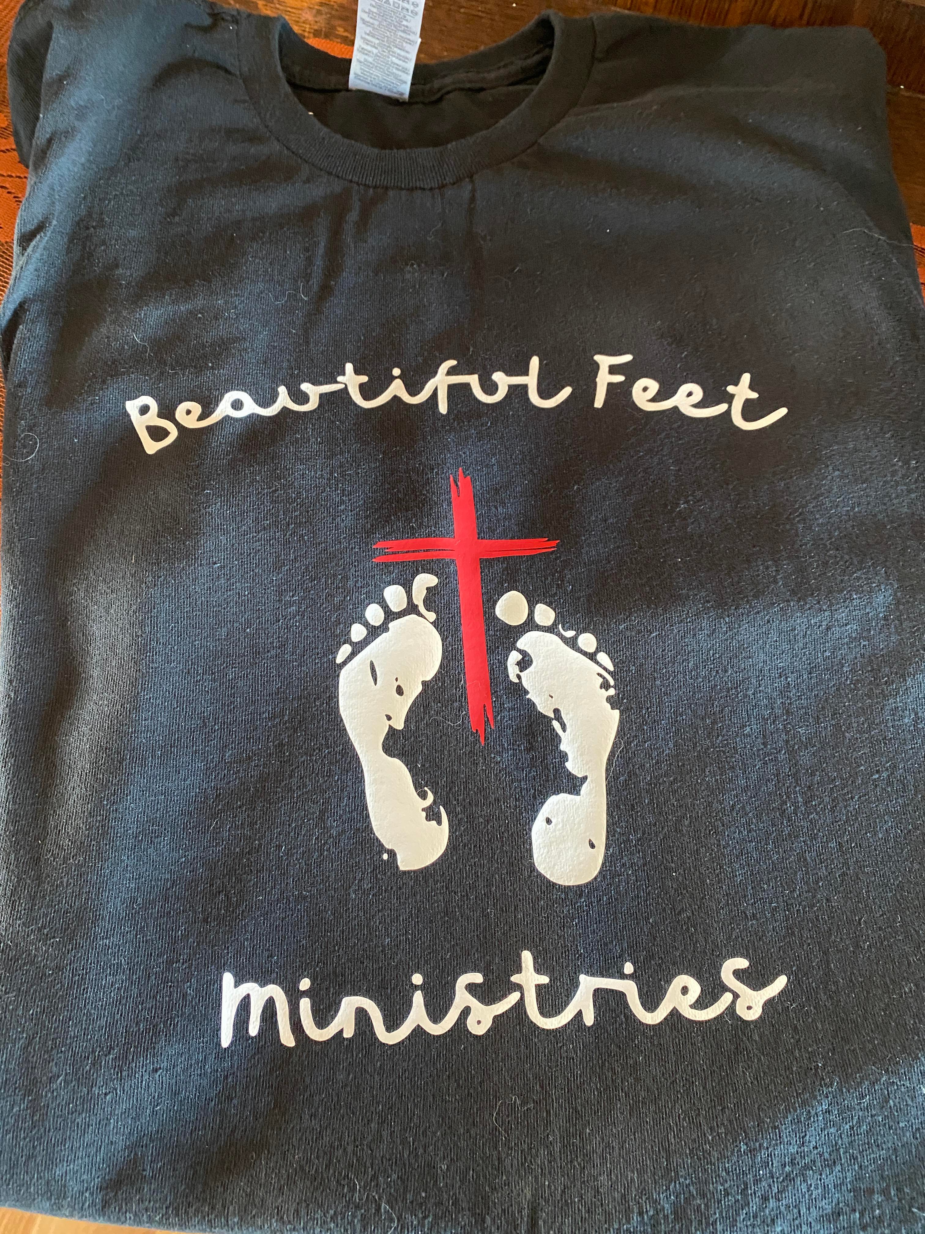 Beautiful Feet Tee: Black