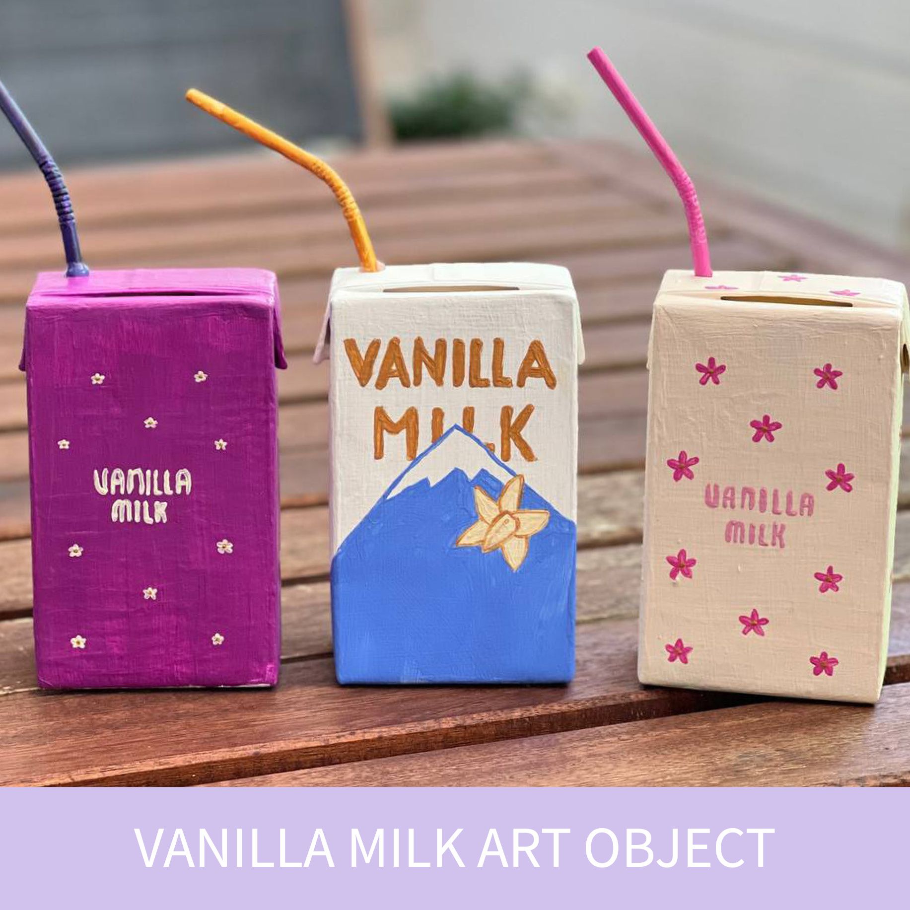 Vanilla Milk Art Object