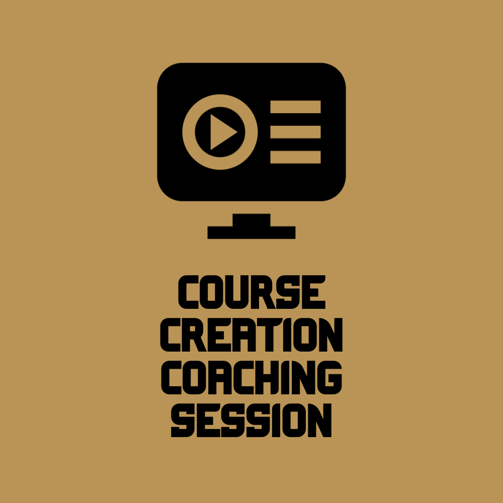 Course Creation Coaching Session (1-hour)