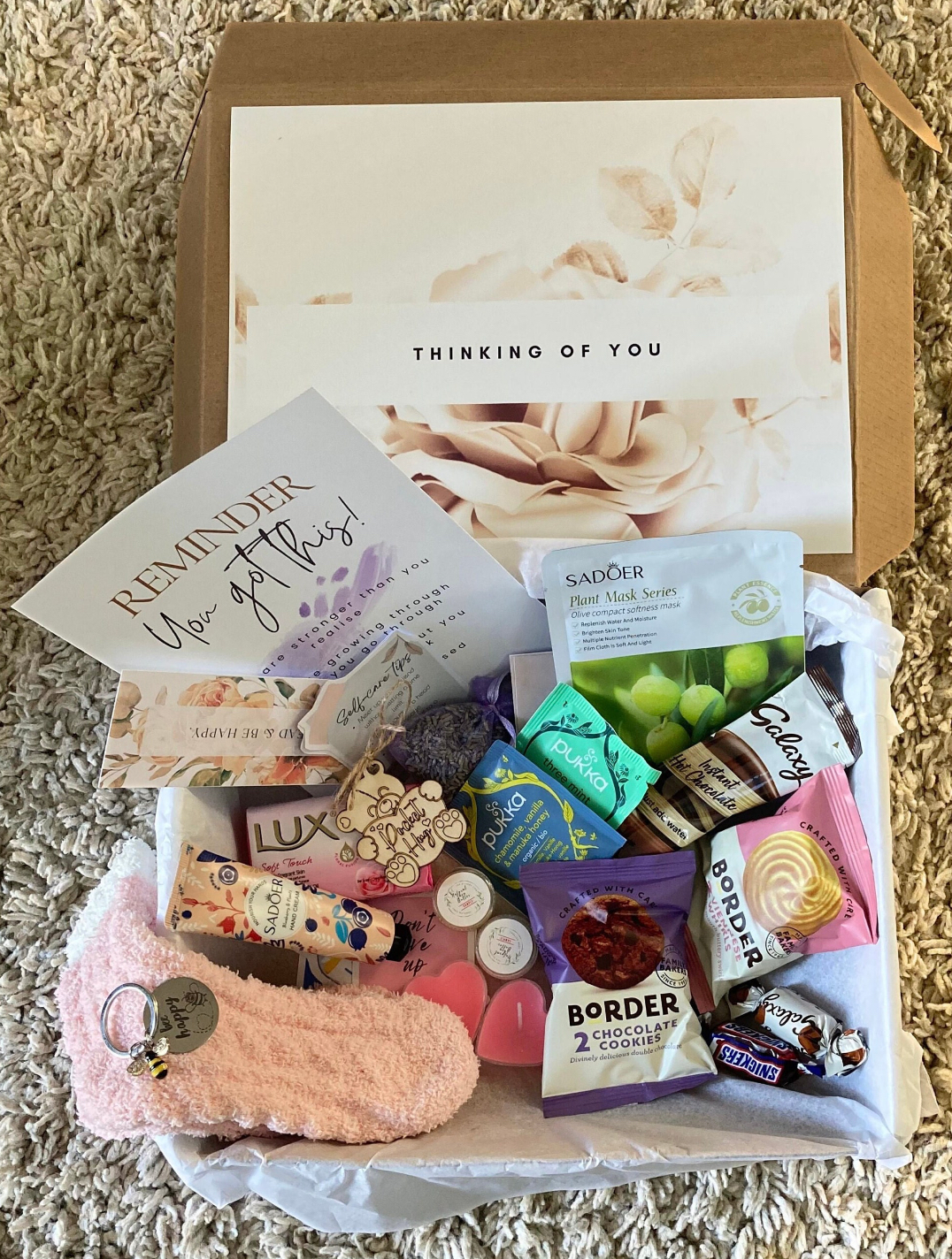 Christian Self-Care Gift Box with Devotional (thinking of you)