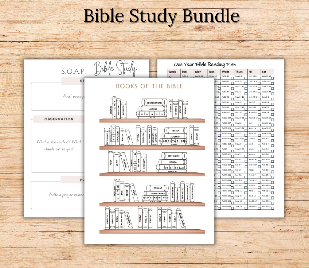 Bible Study Bundle (printable)