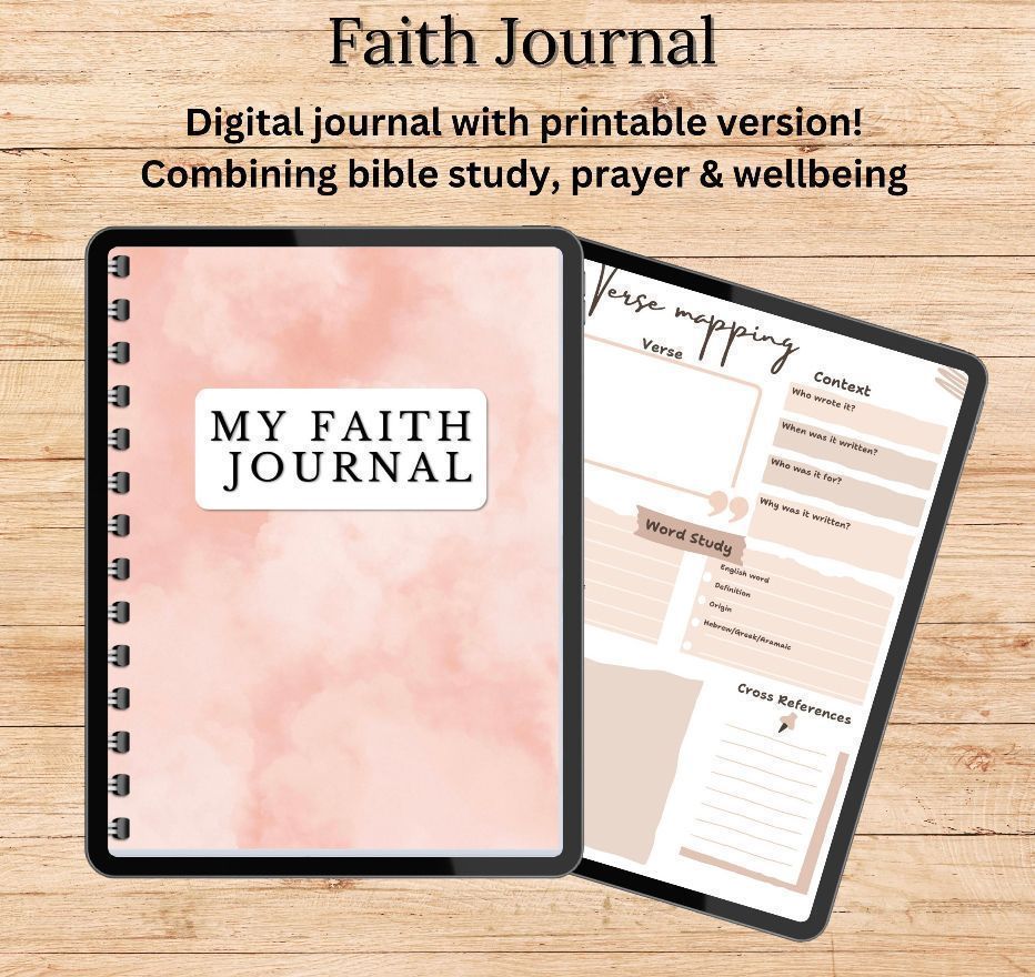 Digital Faith Journal (with printable version)