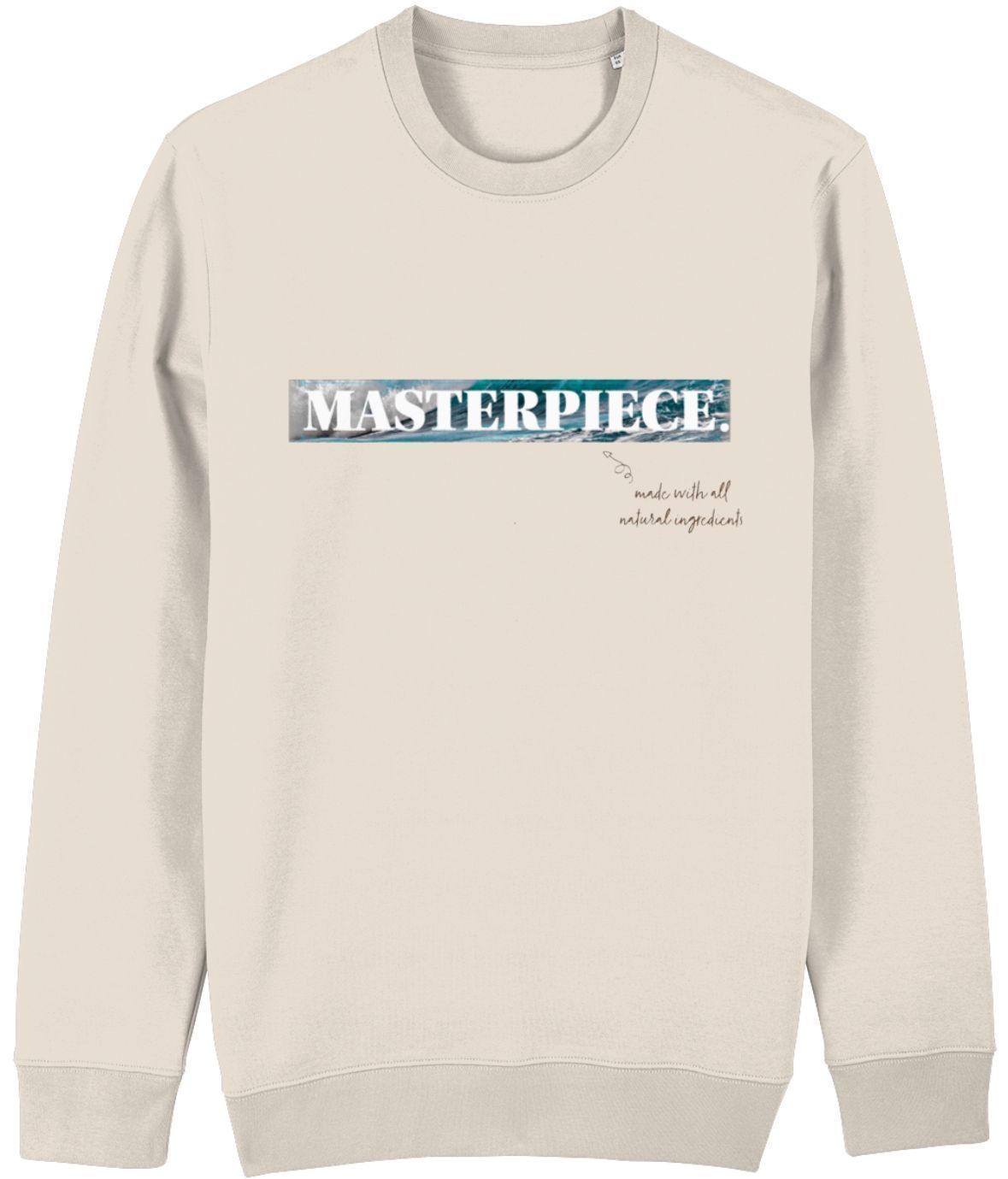 'Masterpiece' Adult Sweatshirt (Natural raw)