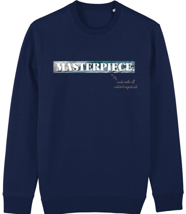 'Masterpiece' Adult Sweatshirt (Navy)