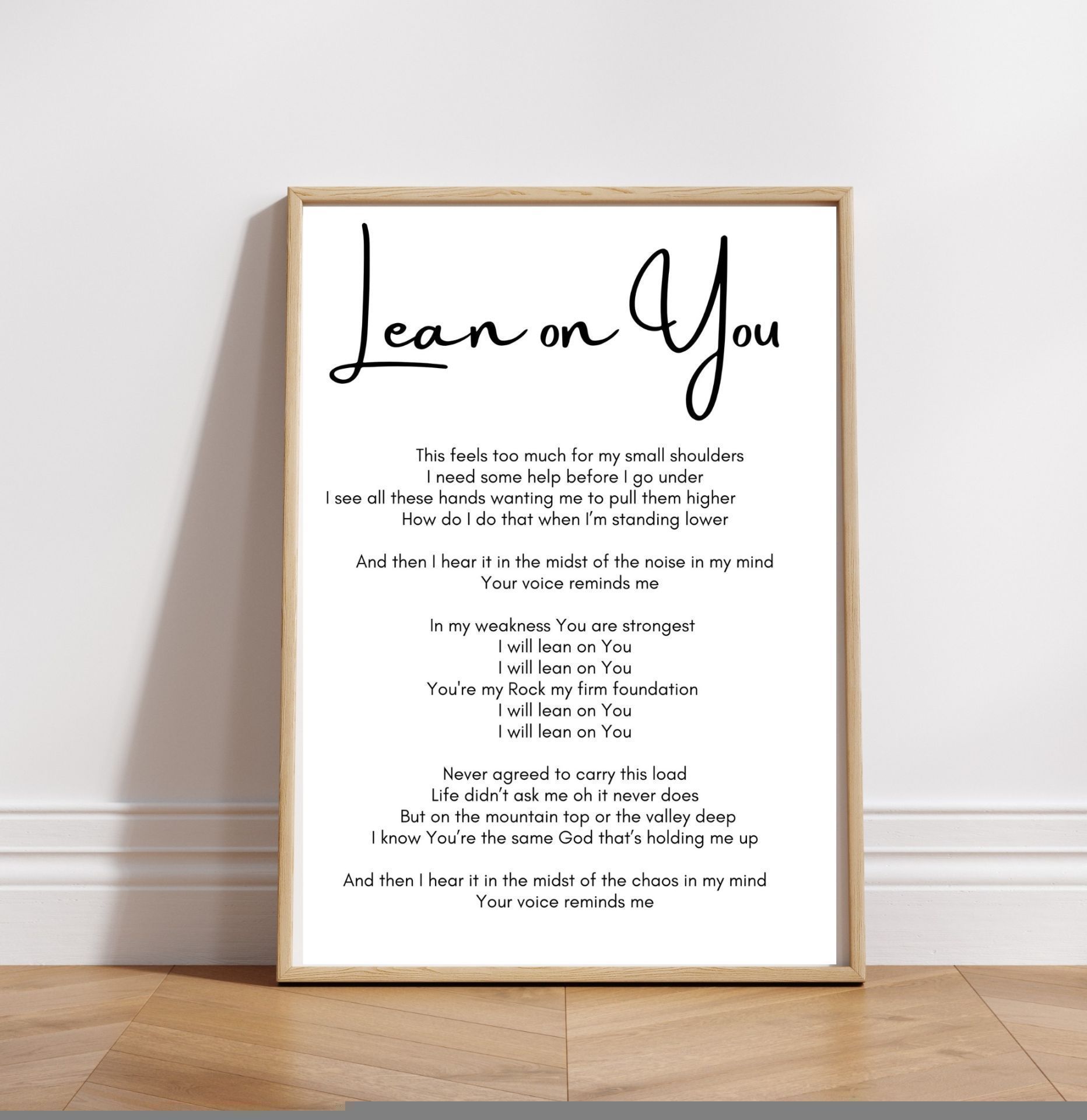 Custom Lyric Artwork (Digital)