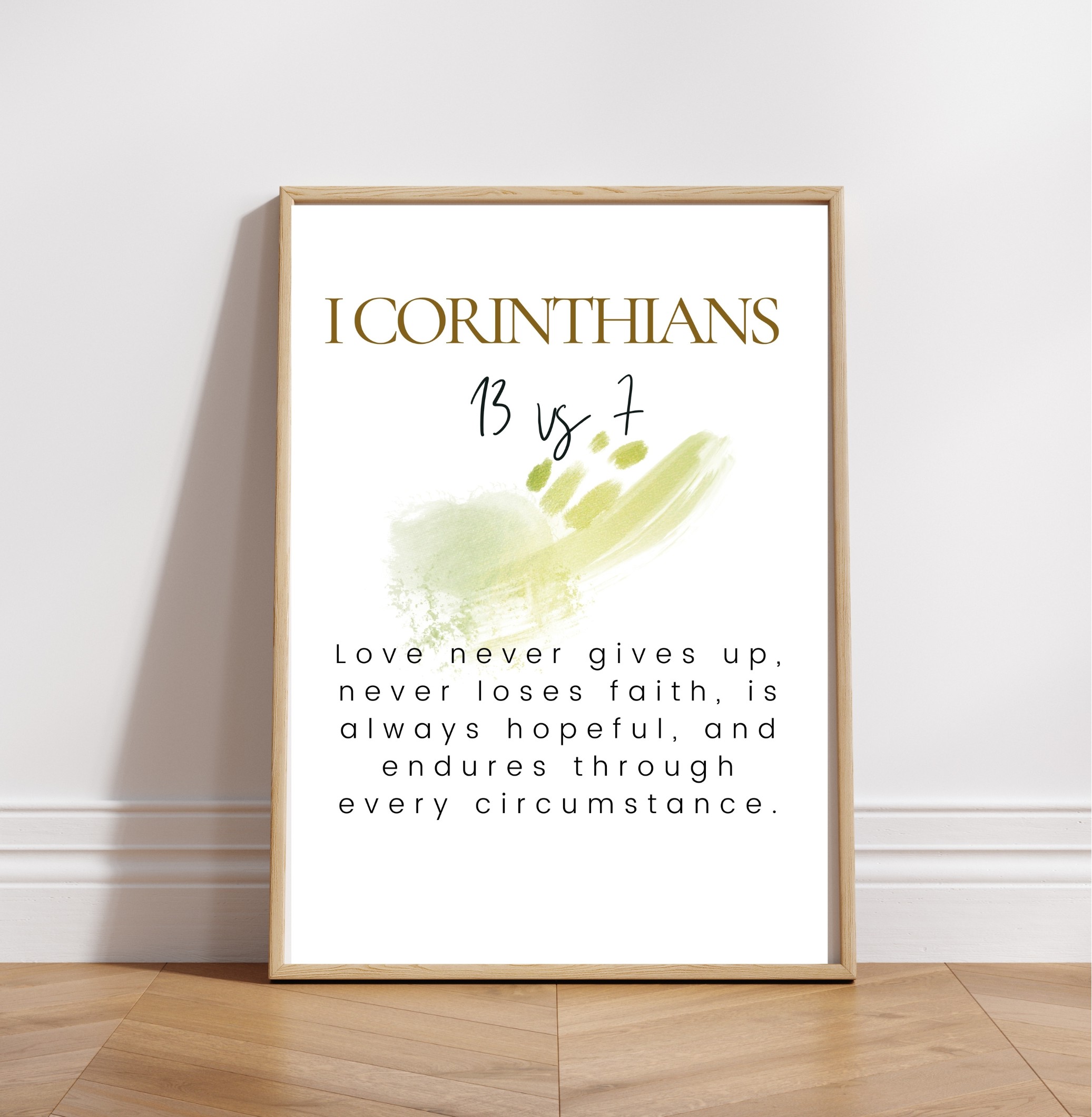Custom Bible Verse Word Art (A5 Print)