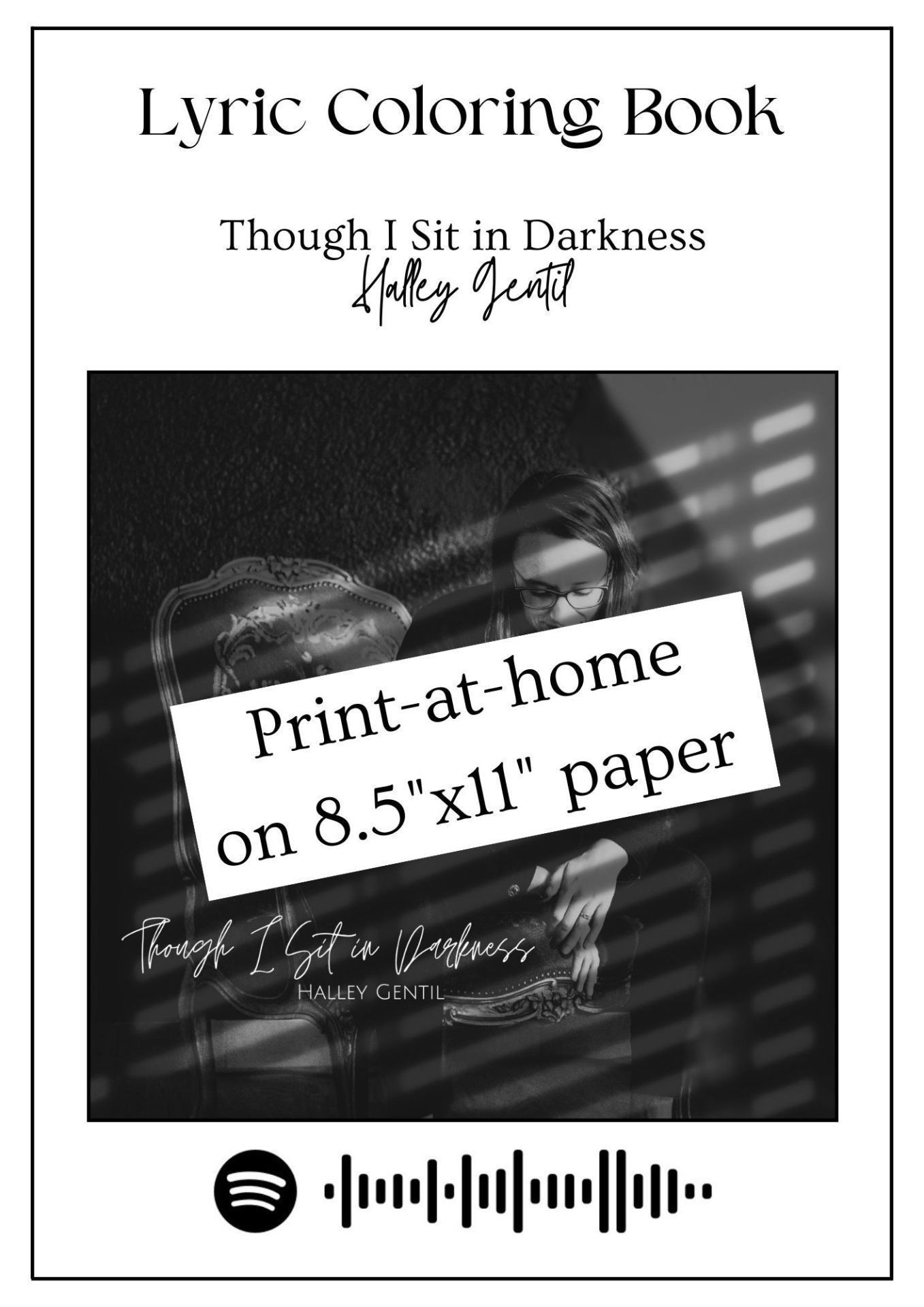 Lyric Coloring Book (Print-at-home, 8.5