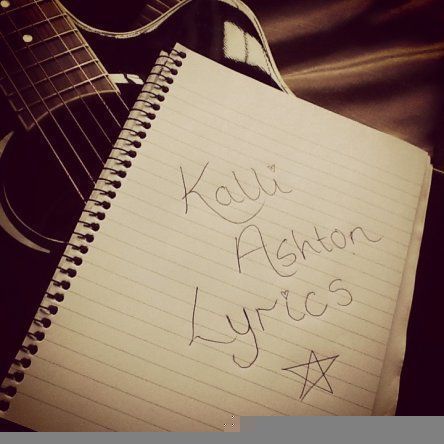 Kalli Ashton - Handwritten Lyrics